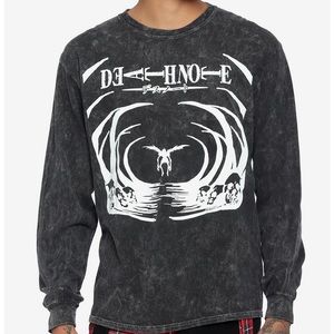 Death note acid washed shirt
